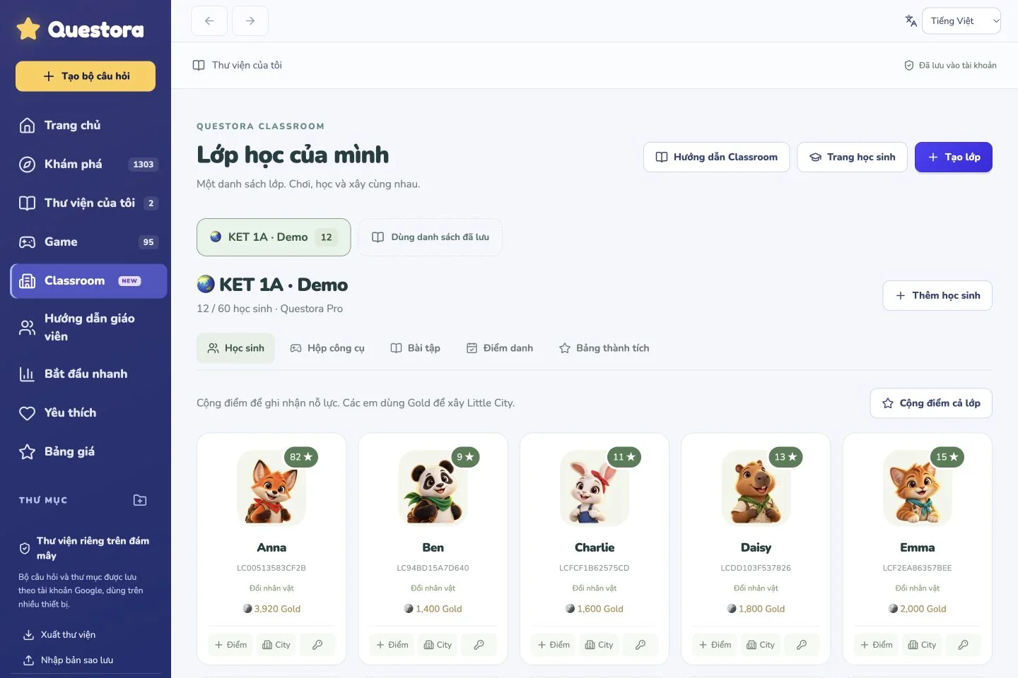 Tạo lớp một lần. Dùng ở khắp nơi.