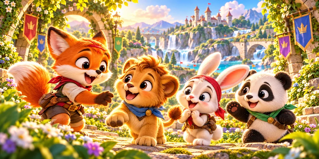 Animal Team Kingdom 3D