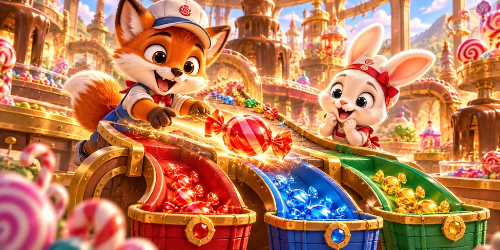Candy Factory Sorter 3D