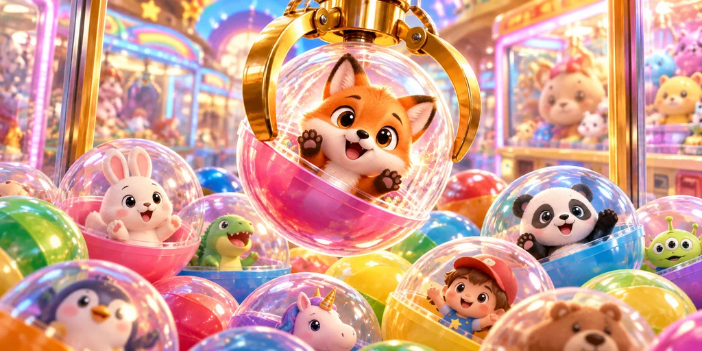 Claw Machine 3D: Crazy Capsule Catcher