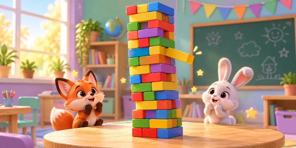 Color Tower 3D: Don't Let It Fall!
