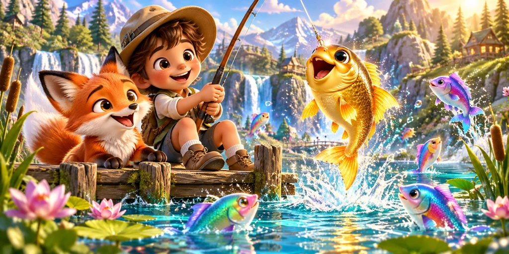 Fishing Frenzy 3D: Crazy Lucky Catch