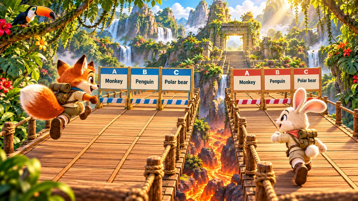 Jungle Bridge Run 3D