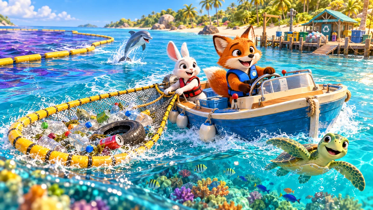 Ocean Cleanup Challenge 3D