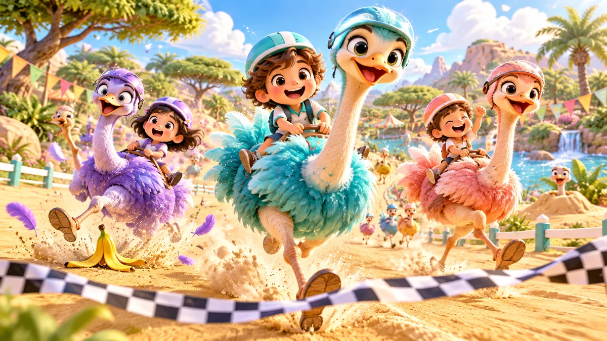 Ostrich Mayhem 3D