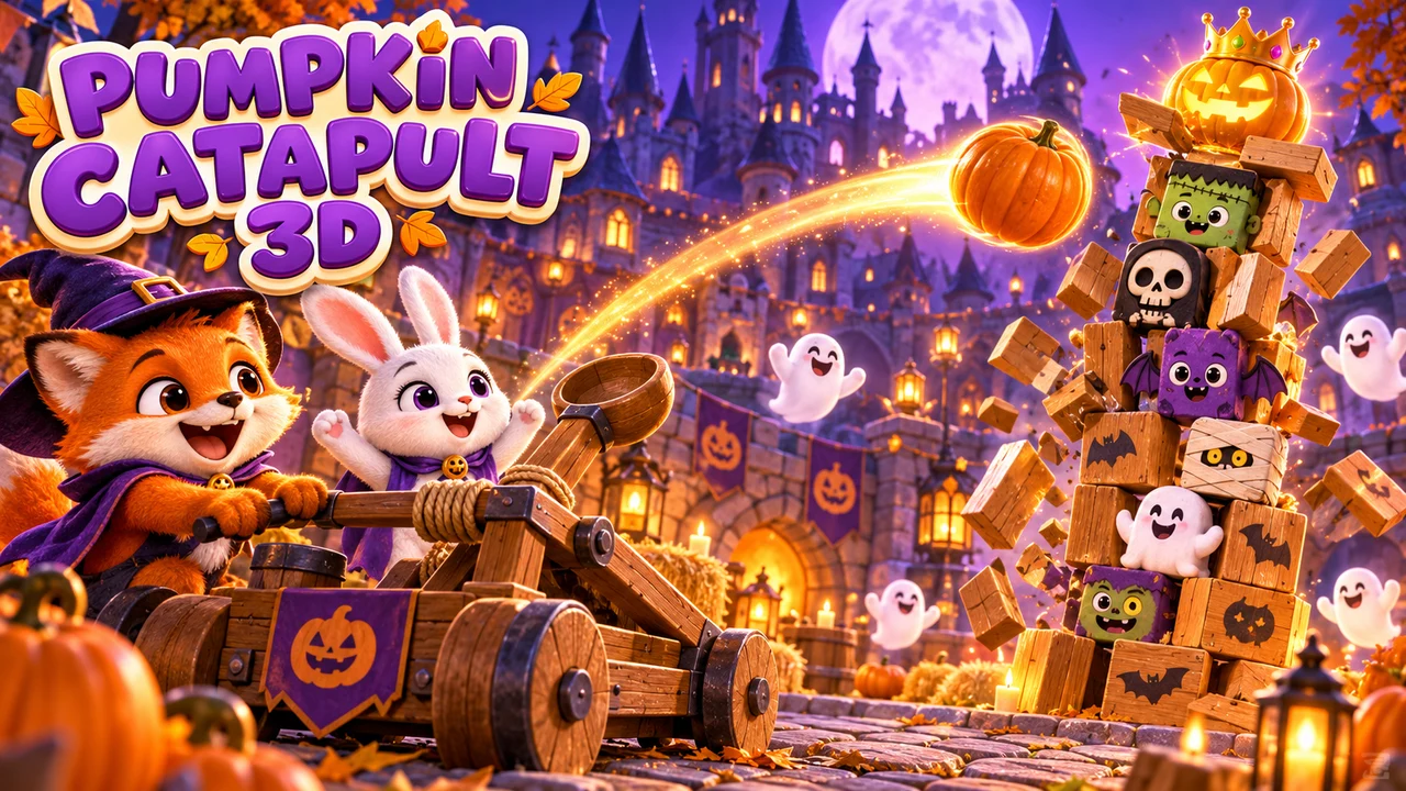 Pumpkin Catapult 3D
