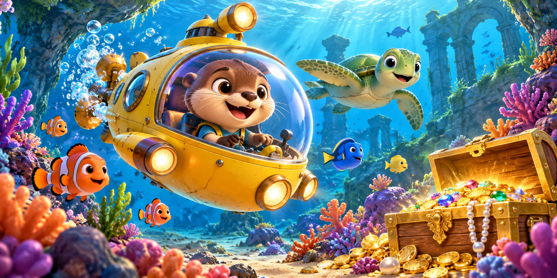 Submarine Treasure Dive